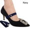 Women High Heels Adjustable Elastic Shoe Strap Belt U-shaped Pearl Lazy Shoelace Anti-drop Heels Accessories