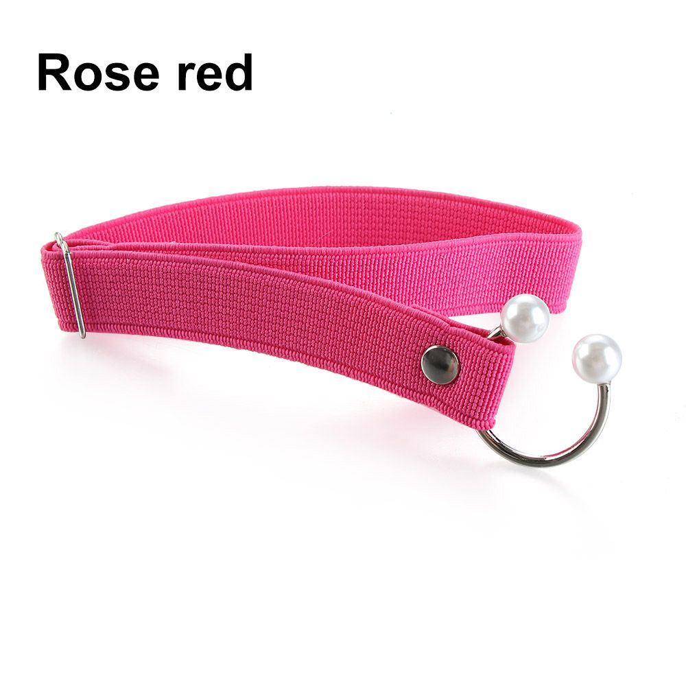 Women High Heels Adjustable Elastic Shoe Strap Belt U-shaped Pearl Lazy Shoelace Anti-drop Heels Accessories