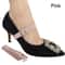 Women High Heels Adjustable Elastic Shoe Strap Belt U-shaped Pearl Lazy Shoelace Anti-drop Heels Accessories