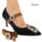 Women High Heels Adjustable Elastic Shoe Strap Belt U-shaped Pearl Lazy Shoelace Anti-drop Heels Accessories