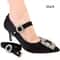 Women High Heels Adjustable Elastic Shoe Strap Belt U-shaped Pearl Lazy Shoelace Anti-drop Heels Accessories