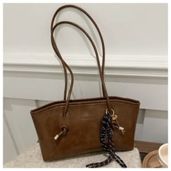 fashion new large capacity work shoulder bag, pu leather tote bag, solid color simple lady handbags for women