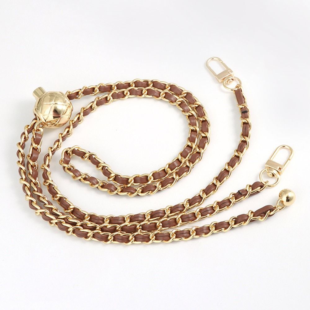 Bag Chain With Small Golden Balls Nonfading Metal Adjustable Length Shoulder Strap Replacement High 1