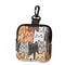 Mini Coin Purse, Cat Print Lightweight Waterproof Earphone Bag, Multiple Styles Artificial Leather Wallet, Friends Gift