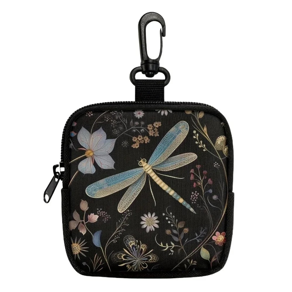 Mini Coin Purse, Cat Print Lightweight Waterproof Earphone Bag, Multiple Styles Artificial Leather Wallet, Friends Gift