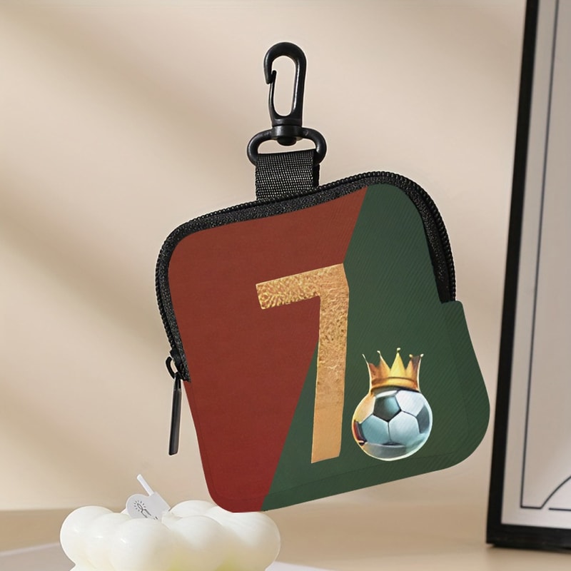 Mini Coin Purse, Cat Print Lightweight Waterproof Earphone Bag, Multiple Styles Artificial Leather Wallet, Friends Gift