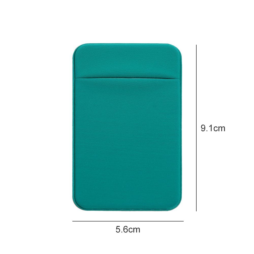 Fashion Elastic Cell Phone Card Holder, Mobile Phone Wallet Case, Credit ID Card Holder Adhesive Sticker Pocket