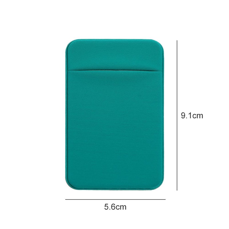 Fashion Elastic Cell Phone Card Holder, Mobile Phone Wallet Case, Credit ID Card Holder Adhesive Sticker Pocket