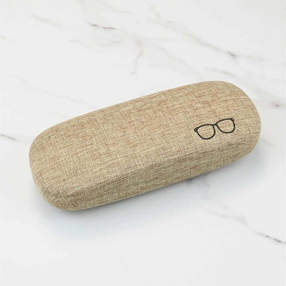 High Quality Glasses Case For Men Women, Linen Cloth Eyeglass Case Cover, Portable Spectacles Box Holder