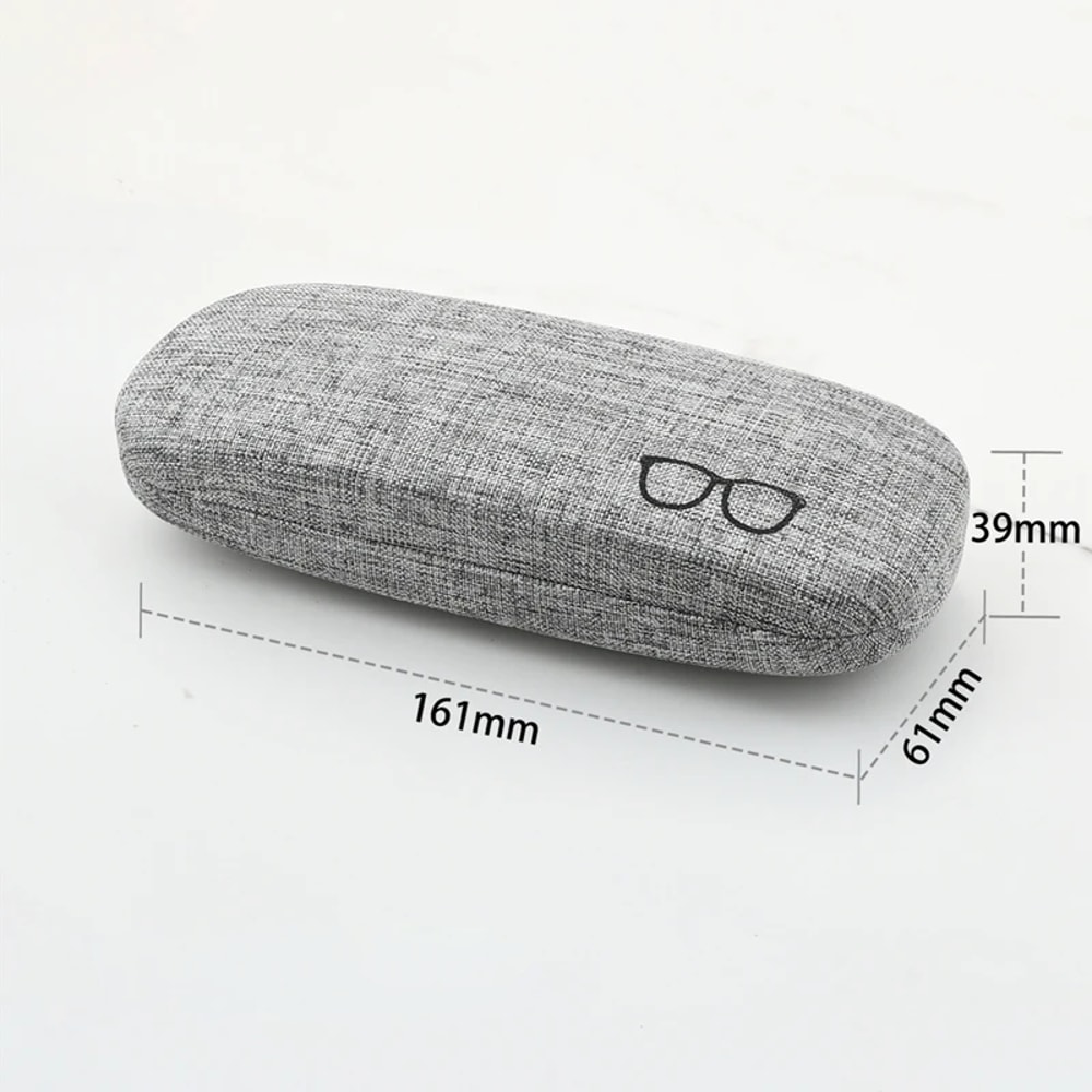 High Quality Glasses Case For Men Women, Linen Cloth Eyeglass Case Cover, Portable Spectacles Box Holder