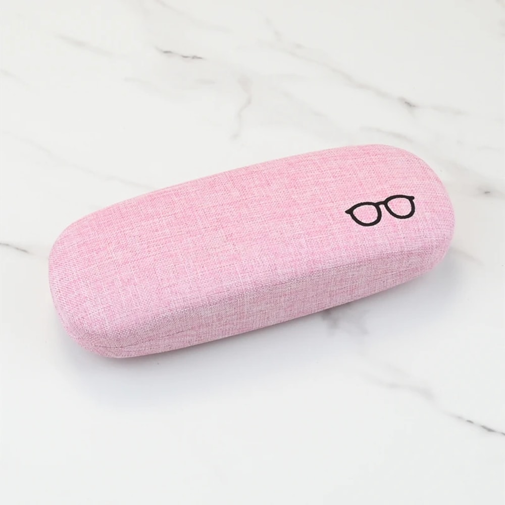 High Quality Glasses Case For Men Women, Linen Cloth Eyeglass Case Cover, Portable Spectacles Box Holder