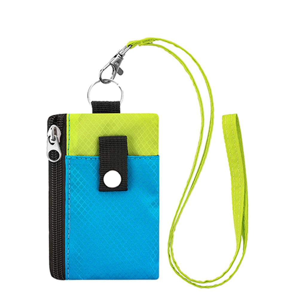 Slim Zip Card Wallet Waterproof Badge Holder With ID Window AntiTheft Keychain Travel Wallet For Me 5