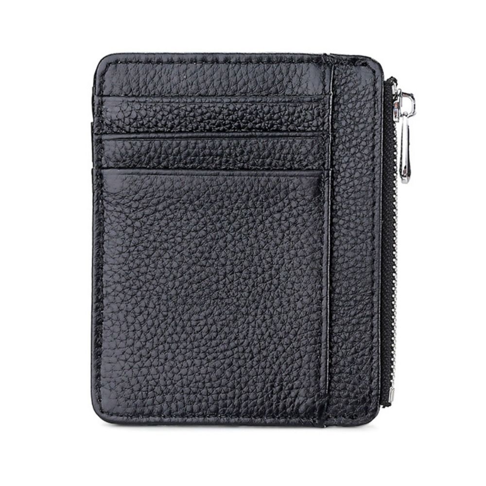 Ultra Thin Card Holder for Men and Women, Genuine Leather Multi-Card Slot Case, Simple ID Packagehouse