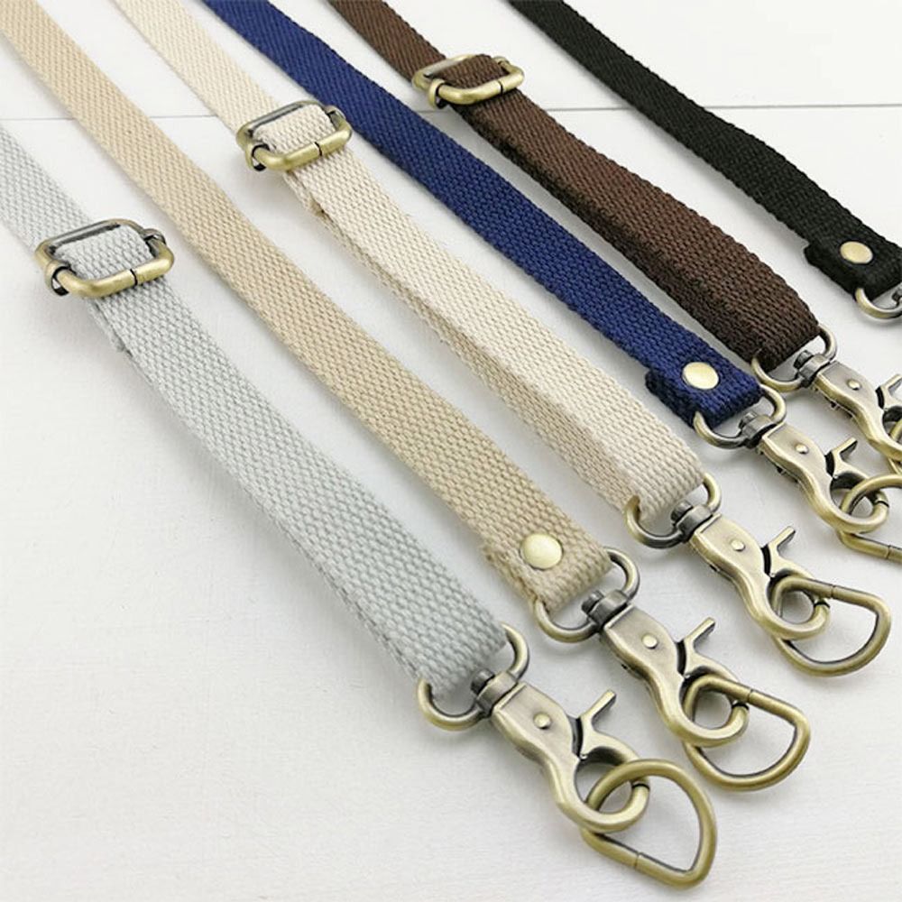 Length Adjustable Canvas Bag Strap, Crossbody Belt, Shoulder Handbags Strap Replacement
