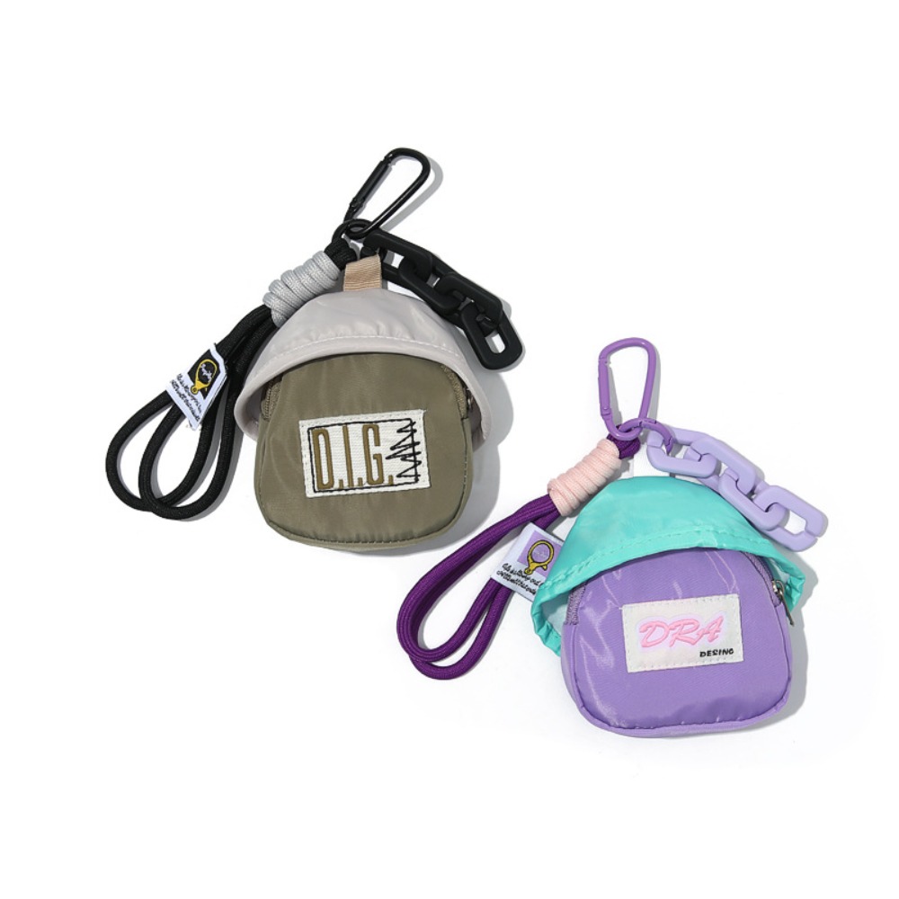 Macaron Cute Wallet Zipper Coin Purse, Kawaii Mini Purse, Kid Coin Pouch, Earphone Car Keys Storage Bag Pendant