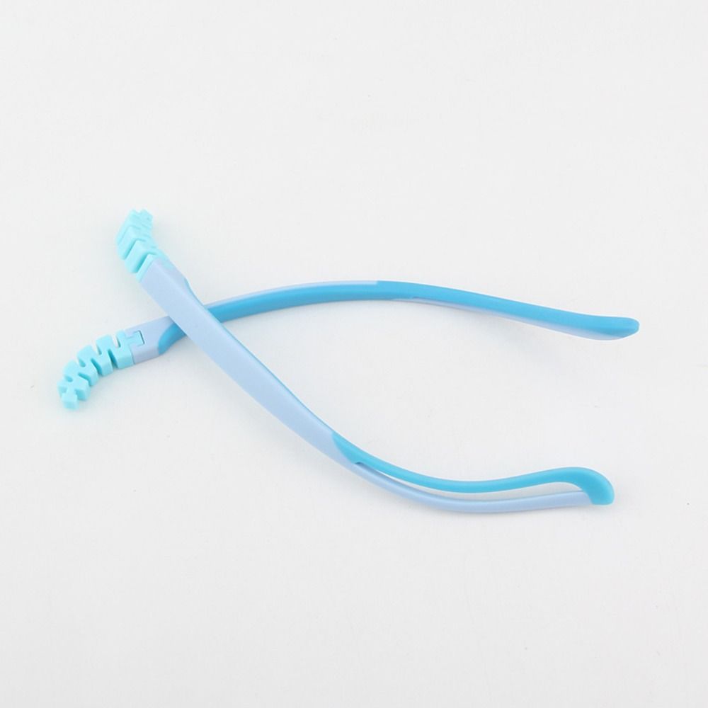 Silicone Glasses Legs Snap-on Replacement for Children's Eyeglasses, Ultra Light Bicolor Silicone Glasses Arm Accessorie