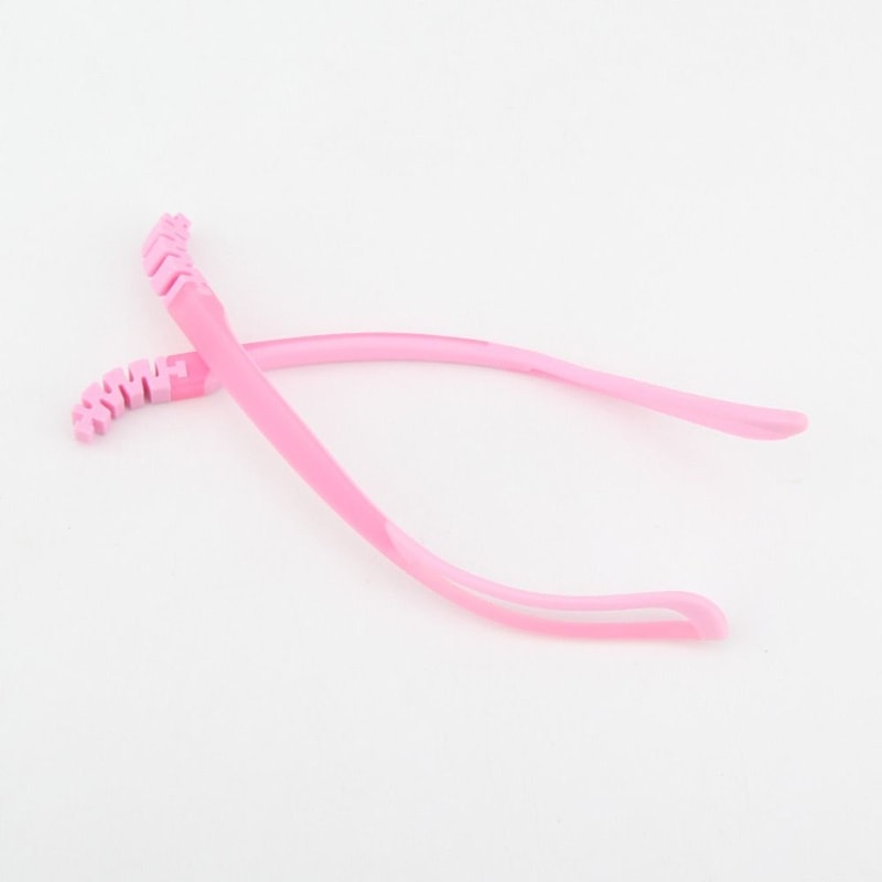 Silicone Glasses Legs Snap-on Replacement for Children's Eyeglasses, Ultra Light Bicolor Silicone Glasses Arm Accessorie