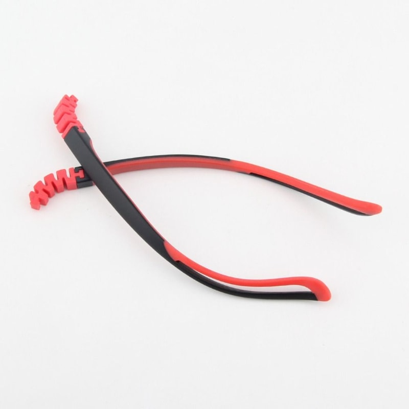 Silicone Glasses Legs Snap-on Replacement for Children's Eyeglasses, Ultra Light Bicolor Silicone Glasses Arm Accessorie