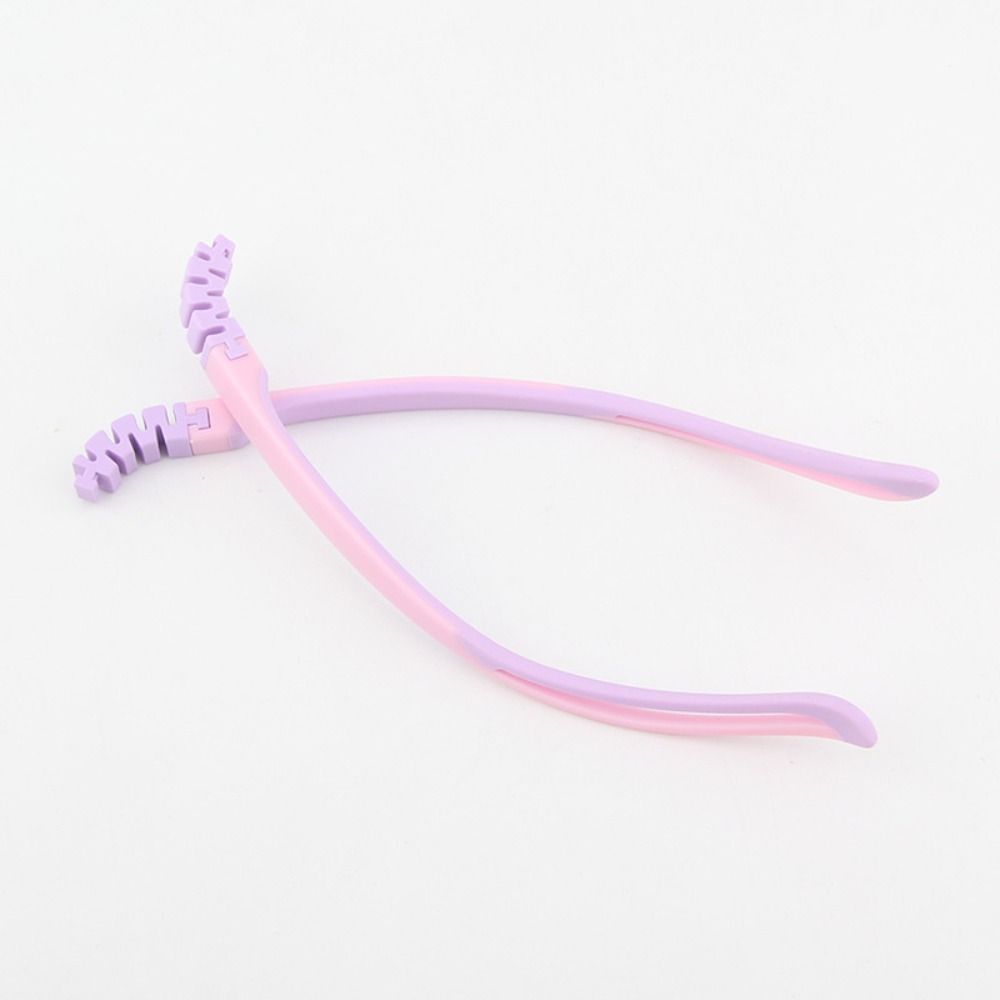 Silicone Glasses Legs Snap-on Replacement for Children's Eyeglasses, Ultra Light Bicolor Silicone Glasses Arm Accessorie