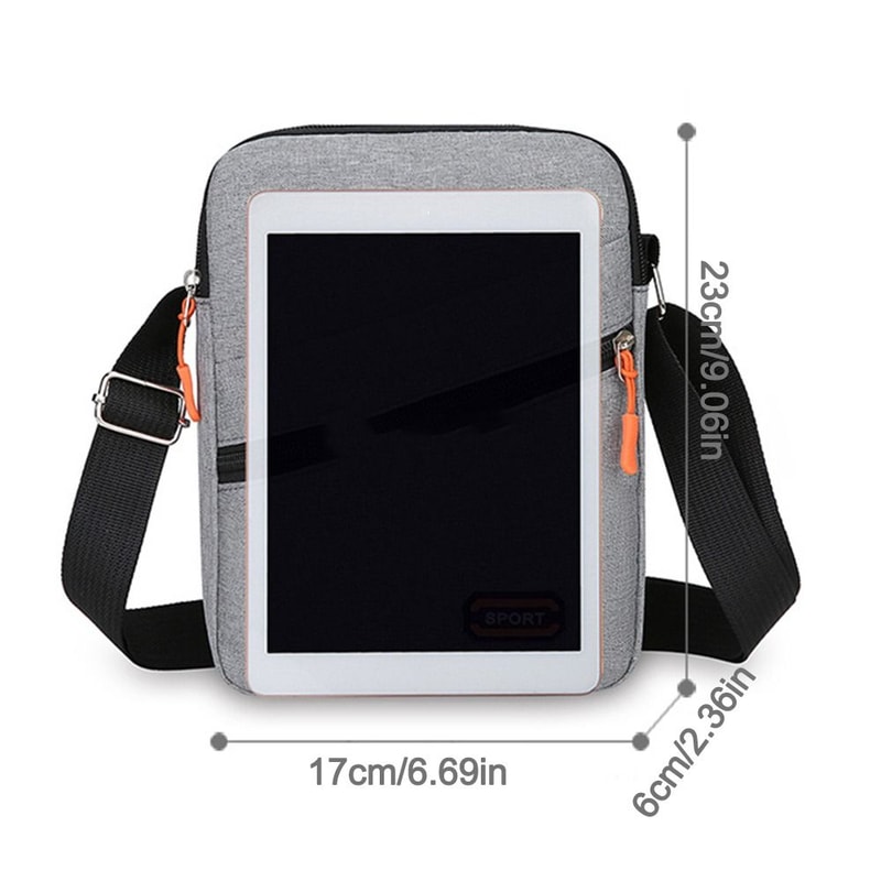 Men's Bag Large Capacity Waterproof Backpack, Single Shoulder Bag, Wear-resistant with Multiple Pockets for Business