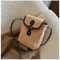 Fashion Winter Lambswool Phone Bag, Sweet Lovely Portable Women Wallets, Faux Fur Plush Shoulder Bags