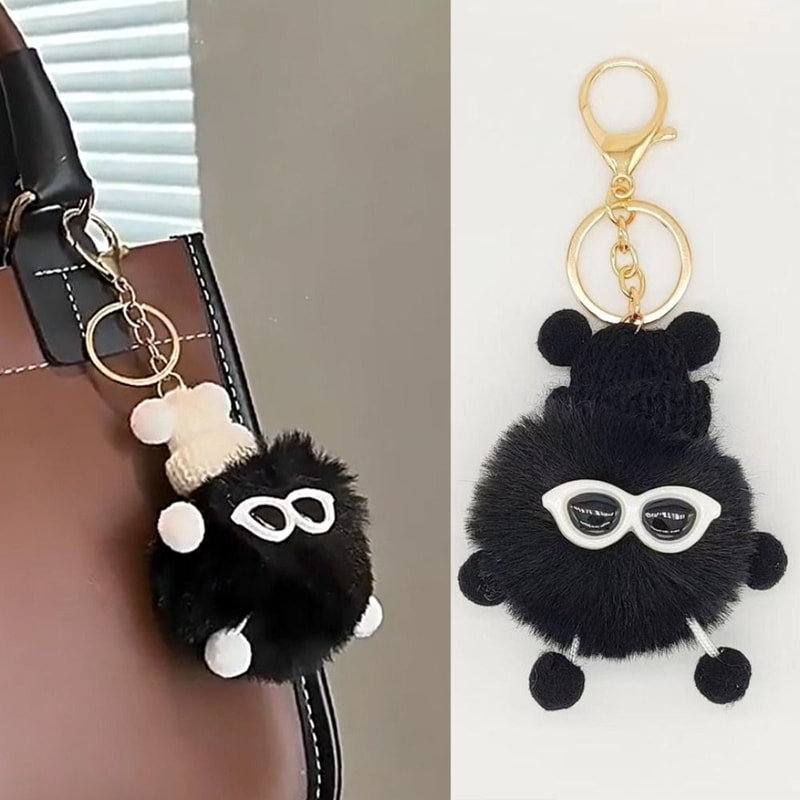 Fashion Winter Lambswool Phone Bag, Sweet Lovely Portable Women Wallets, Faux Fur Plush Shoulder Bags