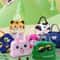 Portable Cartoon Stereoscopic Lunch Bag Thermal Insulated Lunch Box With Oxford Cloth Tote Ideal Fo 0