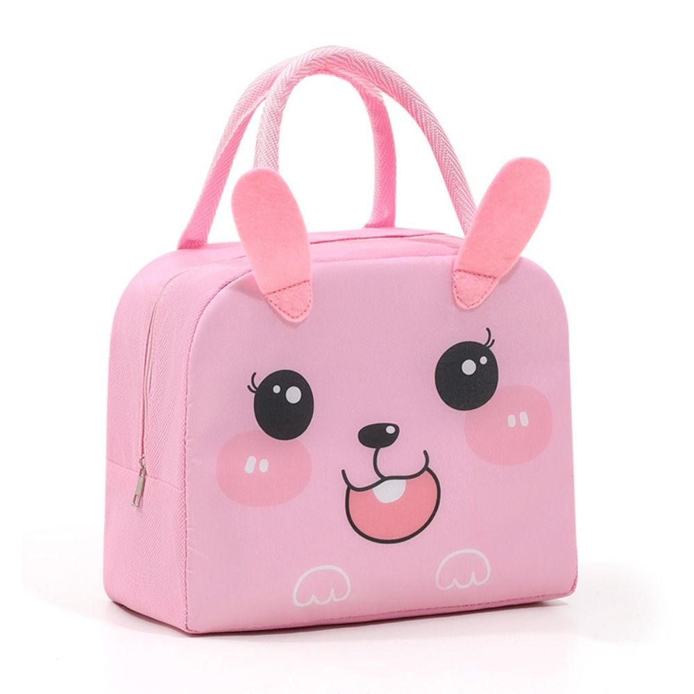 Portable Cartoon Stereoscopic Lunch Bag Thermal Insulated Lunch Box With Oxford Cloth Tote Ideal Fo 6