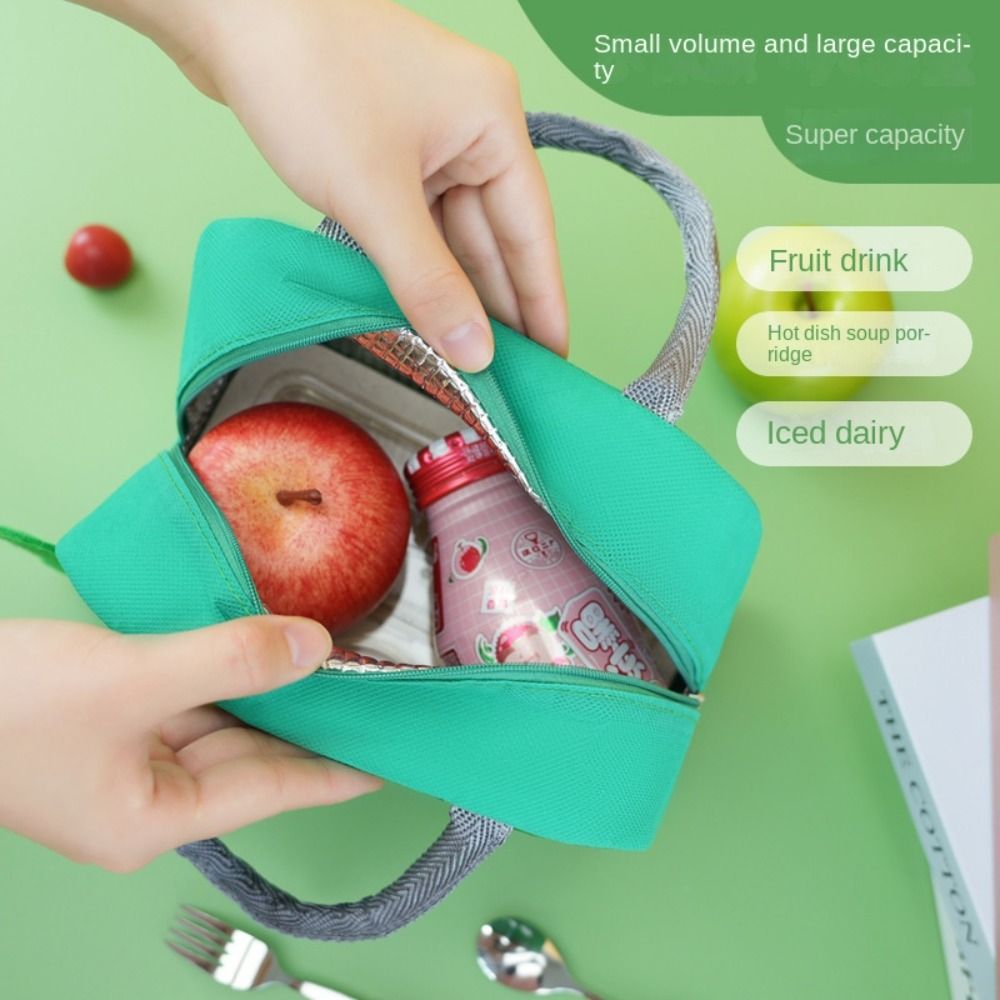 Portable Cartoon Stereoscopic Lunch Bag Thermal Insulated Lunch Box With Oxford Cloth Tote Ideal Fo 5