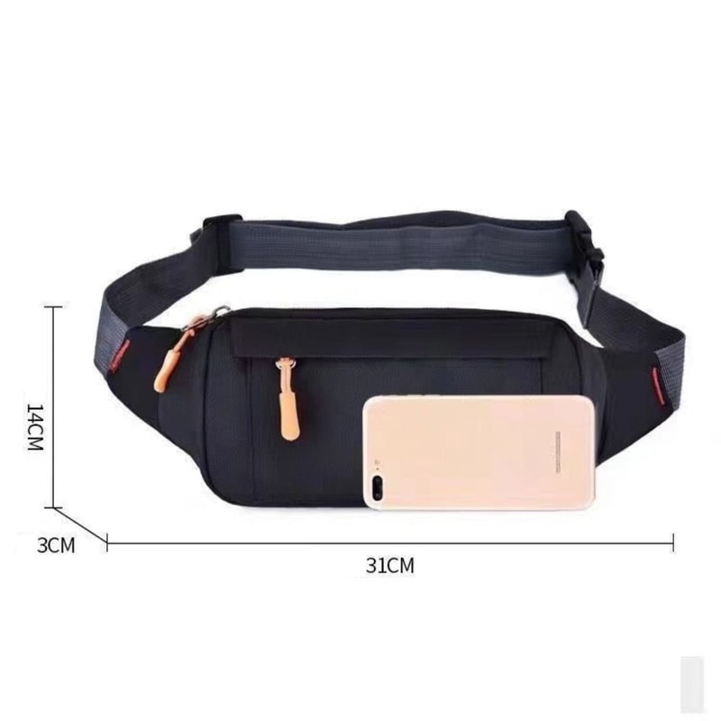 Women Waist Pack Sports Running Waist Bag, Mobile Phone Holder Belt Bag, Waterproof Travel Pouch for Gym Fitness