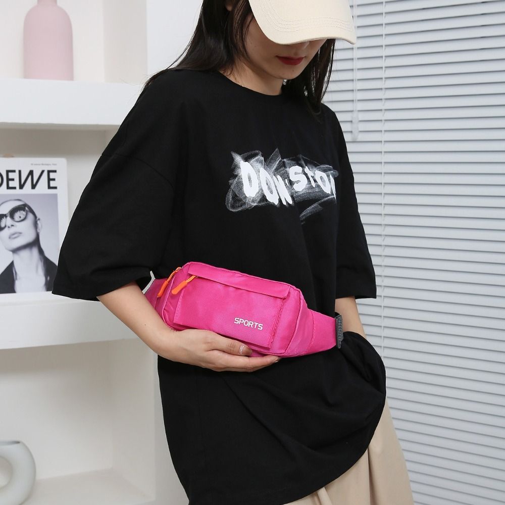 Women Waist Pack Sports Running Waist Bag, Mobile Phone Holder Belt Bag, Waterproof Travel Pouch for Gym Fitness