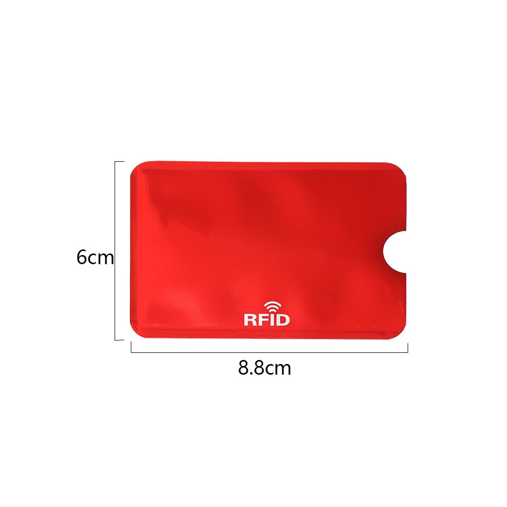 RFID Slim Credit Card Protector Anti Theft Blocking Bank Card Case Safety Skin Holder Sleeve 1