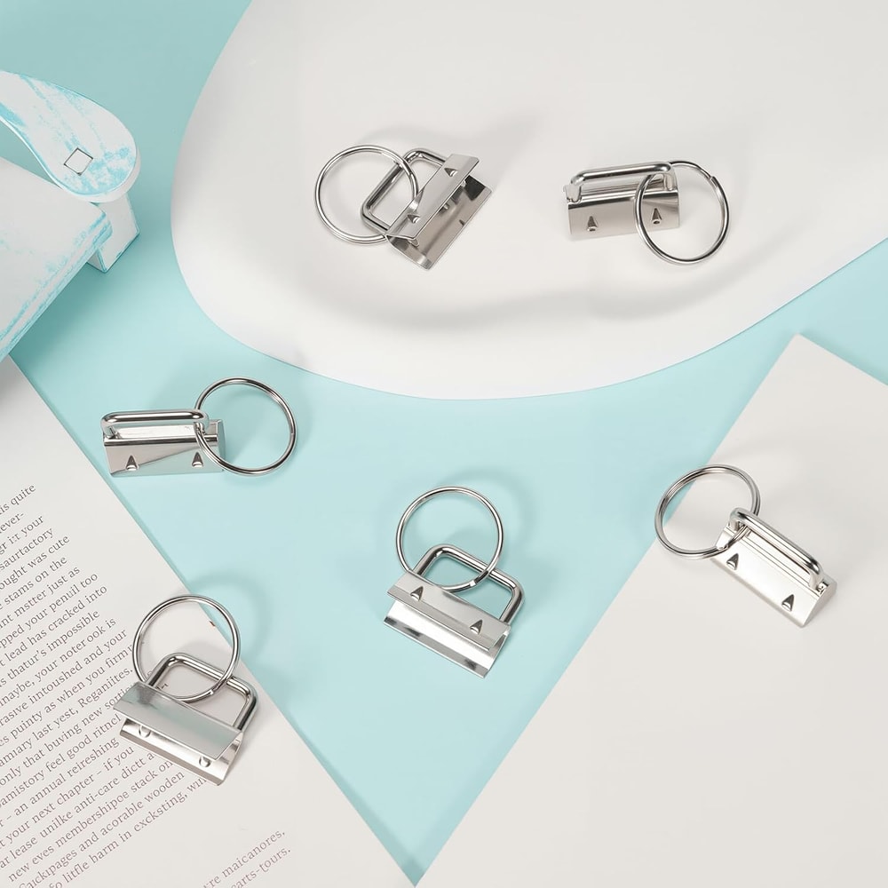 Decorative Keychain Tail Clip Set DIY Hardware Pendant Making Accessories 0