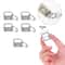 Decorative Keychain Tail Clip Set DIY Hardware Pendant Making Accessories 5