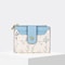 Slim PU Leather Short Wallet, Multi-Cards Zipper Coin Purse, Small Flowers Card Bag Wallet for Women, Girl, Zipper