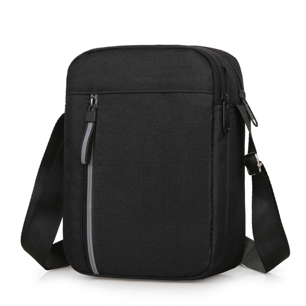 Large Capacity Crossbody Bag for Men, Durable Casual Nylon Waterproof Messenger Bag