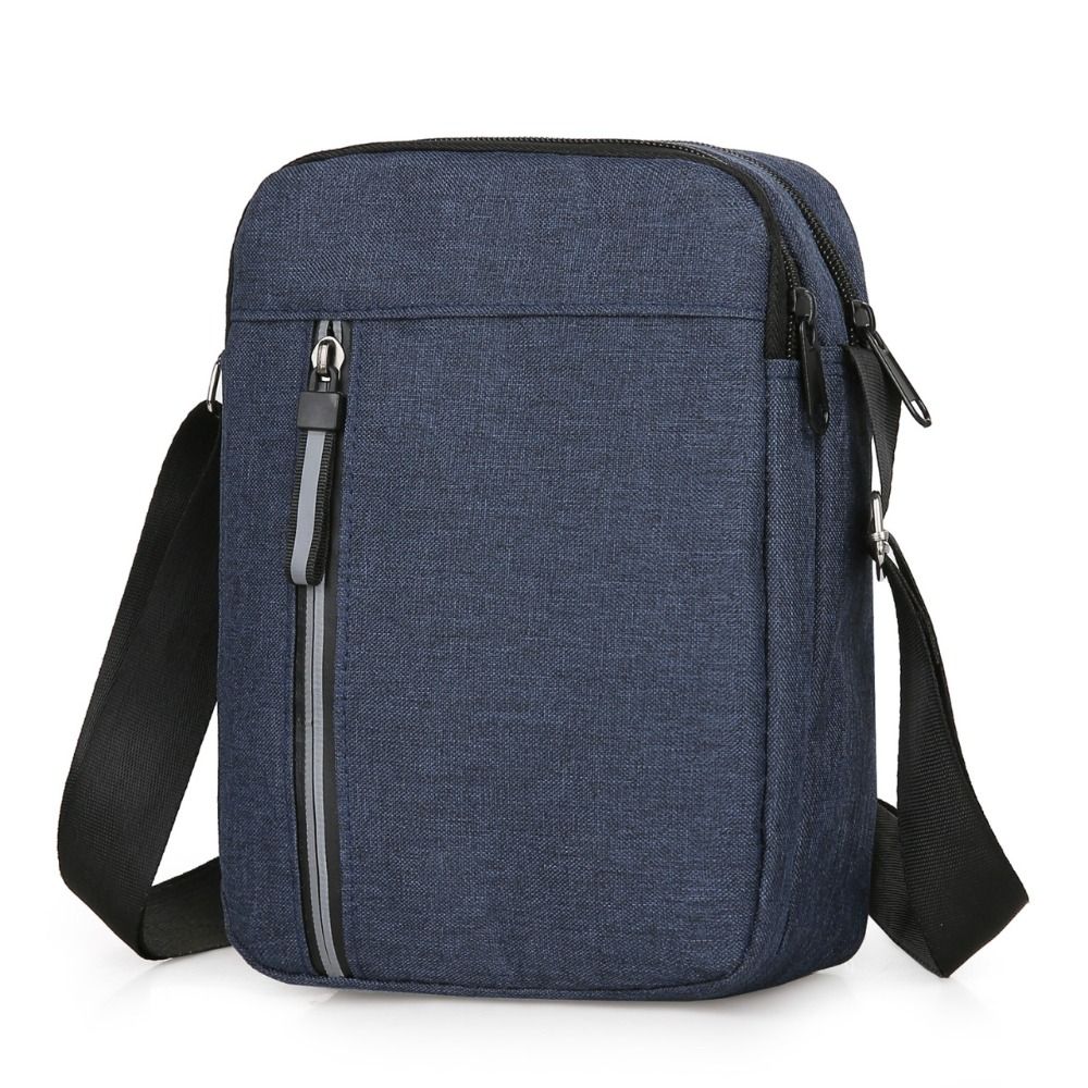Large Capacity Crossbody Bag for Men, Durable Casual Nylon Waterproof Messenger Bag