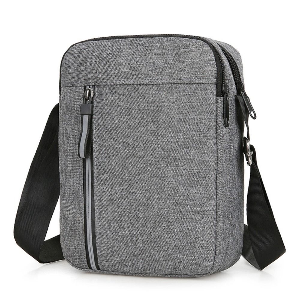 Large Capacity Crossbody Bag for Men, Durable Casual Nylon Waterproof Messenger Bag