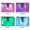 Laser Colorful Card Holder, Coin Purse, Women Fashion Short Wallet, PU Leather Zero Purse Wallet, Credit Card Holder Bag