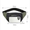 Oxford Men Waist Bag, Large Capacity Anti-theft Sports Mobile Phone Bag, Multi-layer Business Wallet Chest Bag