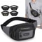 Oxford Men Waist Bag, Large Capacity Anti-theft Sports Mobile Phone Bag, Multi-layer Business Wallet Chest Bag