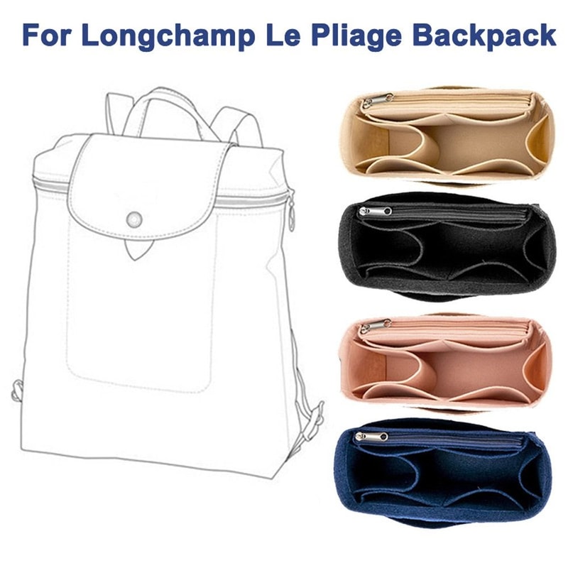 Womens Handbag Backpack Felt Liner Bag For Longchamp Le Pliage Travel Bag Insert Purse Organizer Po 1