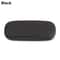 Portable Leather Glasses Case for Women Men, Waterproof Hard Frame Eyeglass Case, Black Spectacle Box