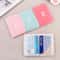 PVC Ladies Card Holder with Bow Knot, Portable Card Bag ID Holder Storage