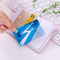 PVC Ladies Card Holder with Bow Knot, Portable Card Bag ID Holder Storage