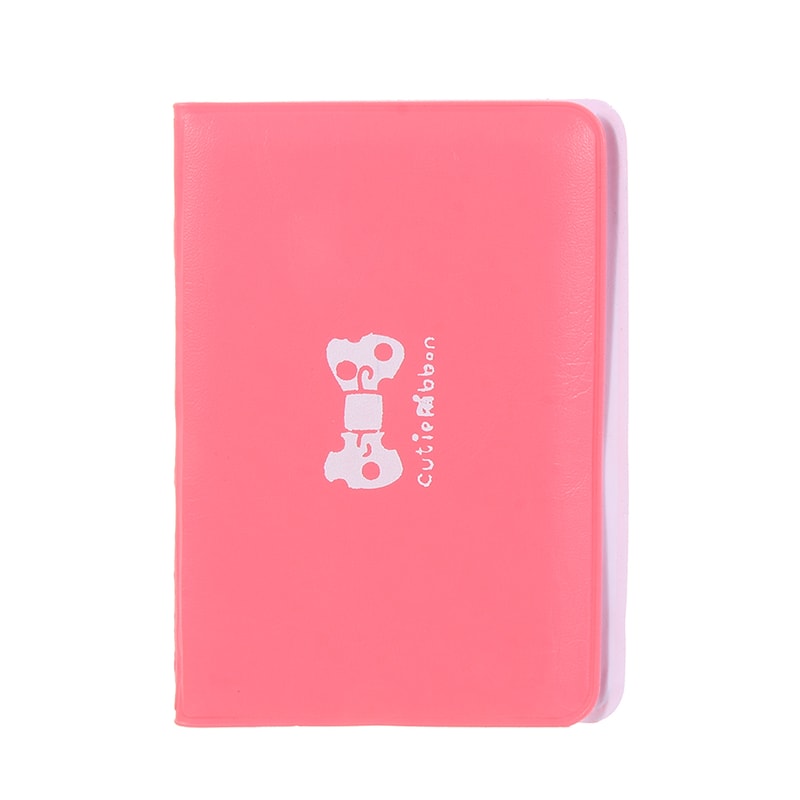 PVC Ladies Card Holder with Bow Knot, Portable Card Bag ID Holder Storage