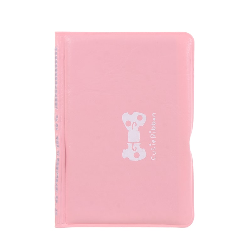 PVC Ladies Card Holder with Bow Knot, Portable Card Bag ID Holder Storage
