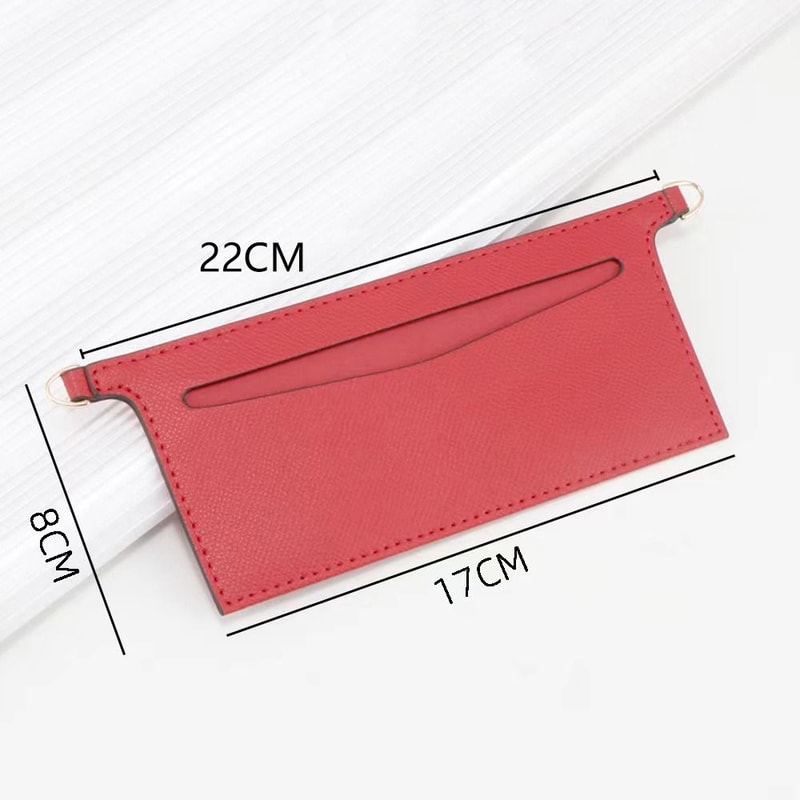 PU Leather Wallet Insert For Chain Strap With D Rings Women Crossbody Purse Insert Organizer 7