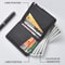 PU Leather Retro Mens Wallet Ultra Thin Coin Purse Multiple Pockets TwoFold Design For Men And Wome 2
