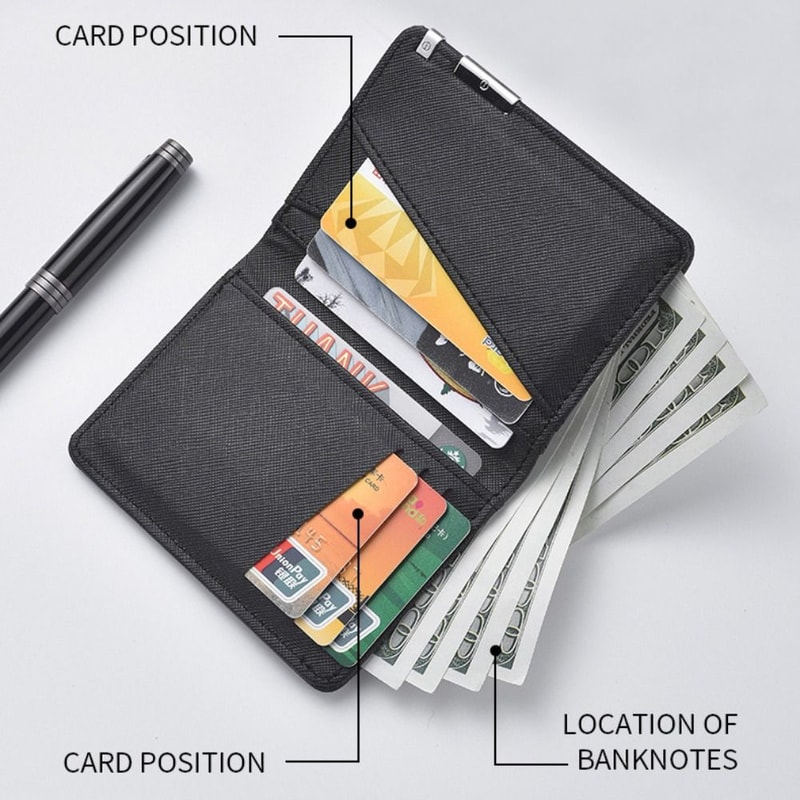 PU Leather Retro Mens Wallet Ultra Thin Coin Purse Multiple Pockets TwoFold Design For Men And Wome 2